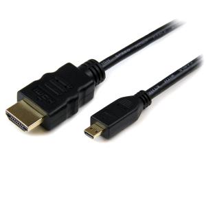 High Speed Hdmi Cable With Ethernet - Hdmi To Hdmi Micro - M/m 3m
