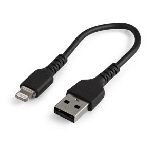 Cable USB To Lightning Mfi Certified 15cm Black