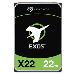 Hard Drive Exos X22 22TB SATA Sed 3.5in 7200rpm 6gb/s 512e/4kn