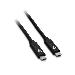 USB Type C To USB Type C Cable 1m Black