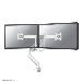 Neomounts Full Motion Monitor Desk Mount For 17-32in Screens - White