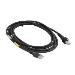 USB Cable Black Type A 5m Straight 5v Host Power