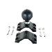 Ball D-size 2.25 Clamp Base 2-2.5 Pipe Mnt Vx8/9 Vm1/2 Marth