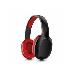 Headset - Over-the-ear Bluetooth 5.1 Rechargeable - Black/red