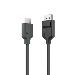 Elements DisplayPort To HDMI Cable - Male To Male - 1m